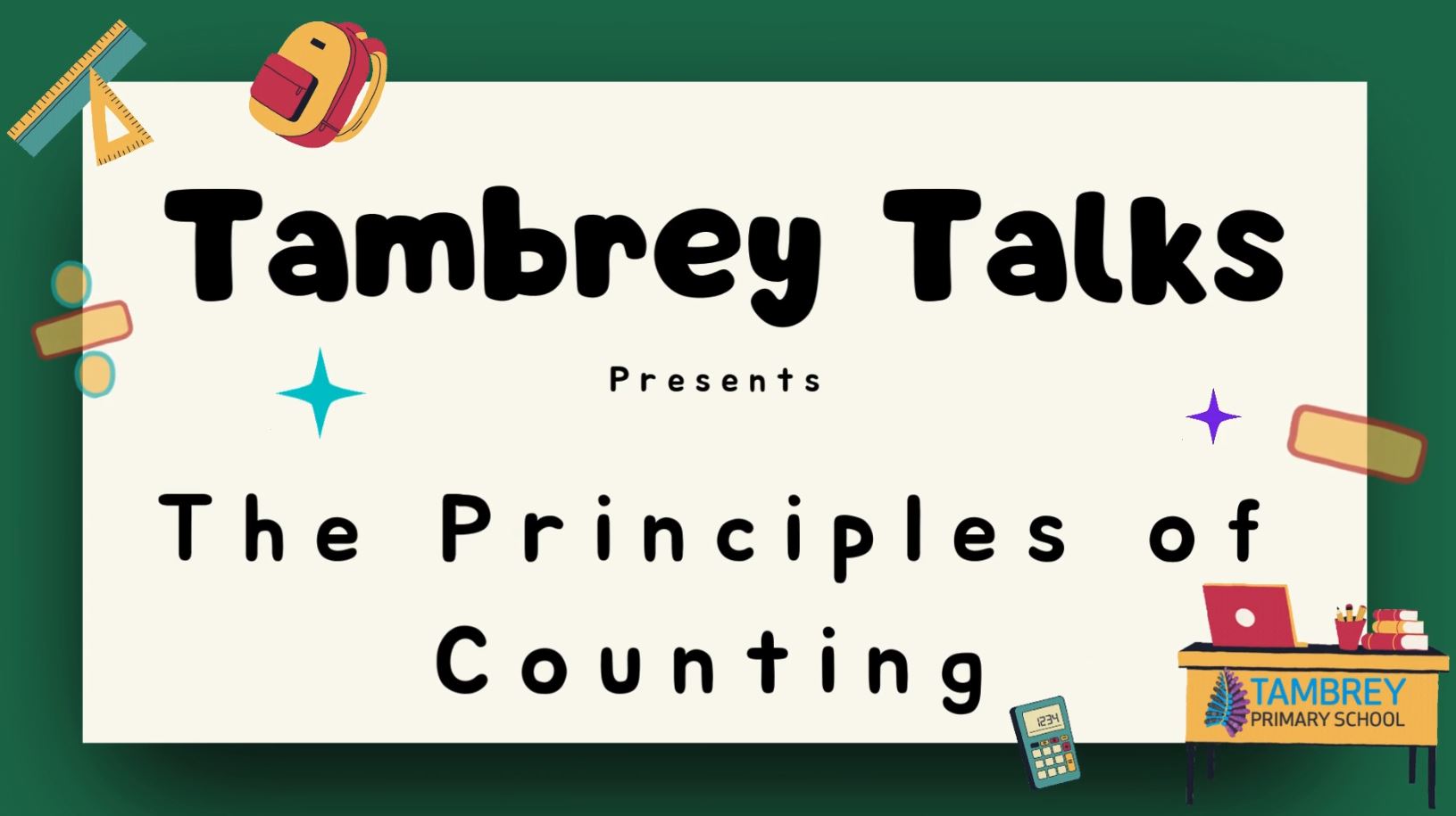 Parent Education series: Tambrey Talks