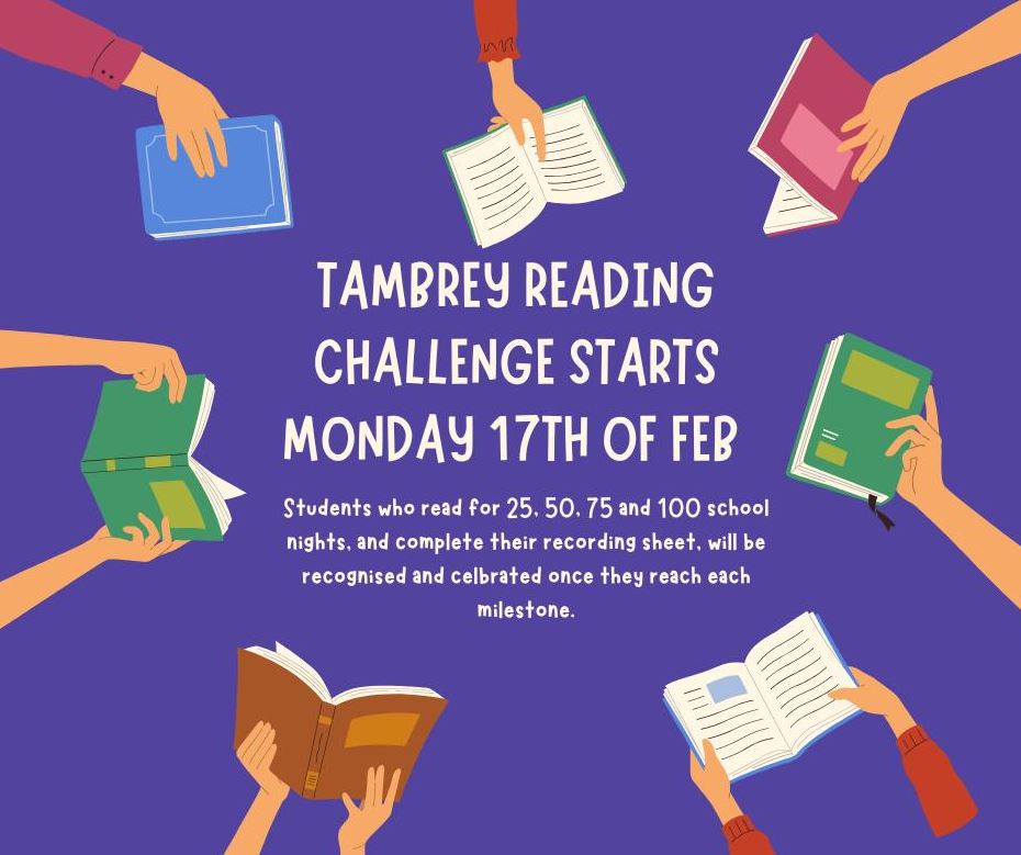 Tambrey Reading Challenge begins!